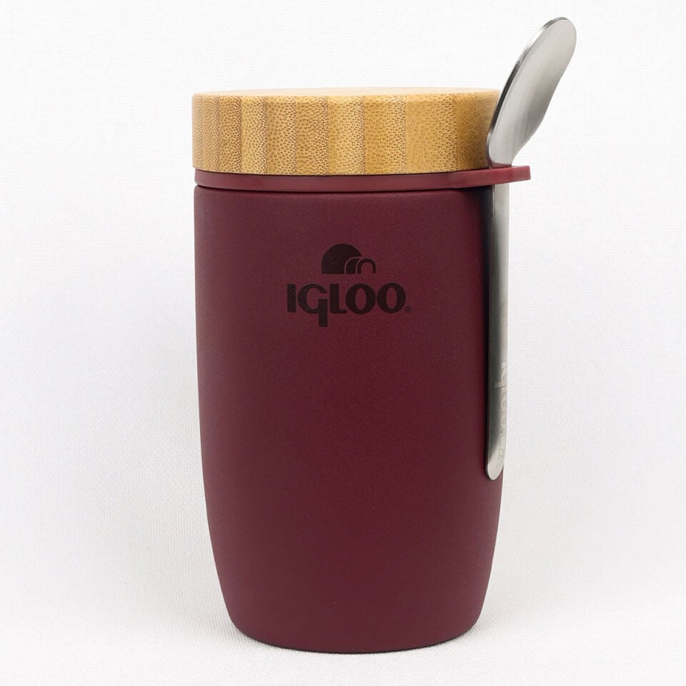 Igloo Bamboo Yemek Termosu 500ml-BORDO