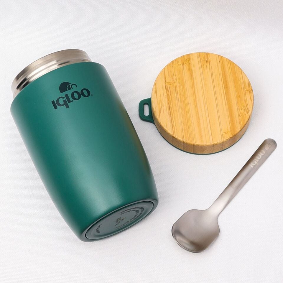 Igloo Bamboo Yemek Termosu 500ml-YEŞİL