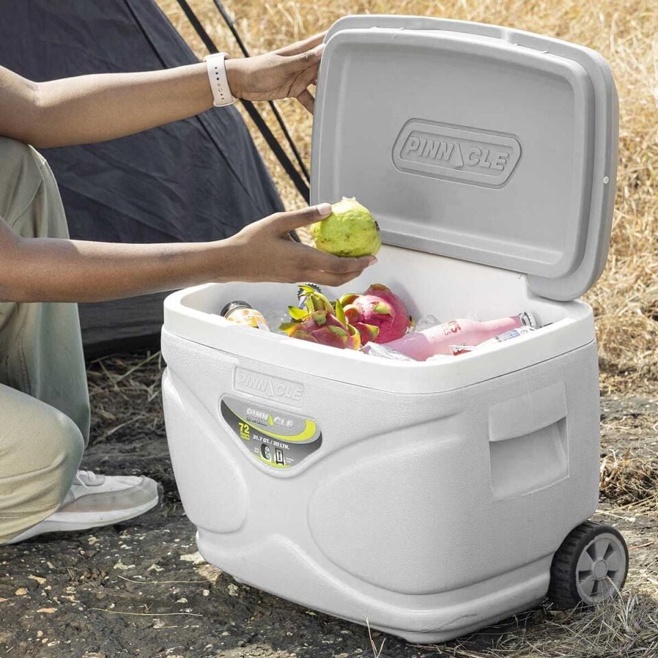 Pinnacle Prudence Marine Tekerlekli Buzluk 30 Litre-BEYAZ