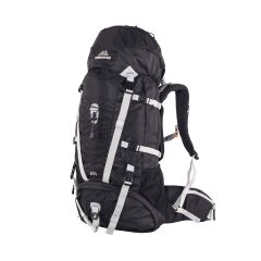 QuickUP Hiking Sırt Çantası 65 Litre-SİYAH-GRİ